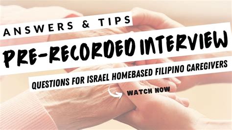 POEA: Israel hiring Filipino caregivers with monthly .